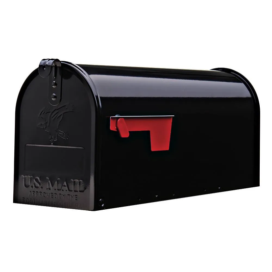 Boîte aux lettres US Mailbox Elite avec poteau (noir, lot)