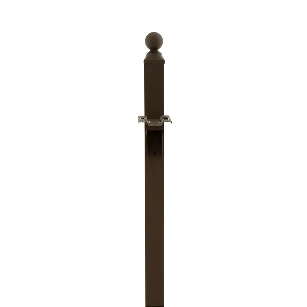 American Mailbox Ground Post Landover Bronze