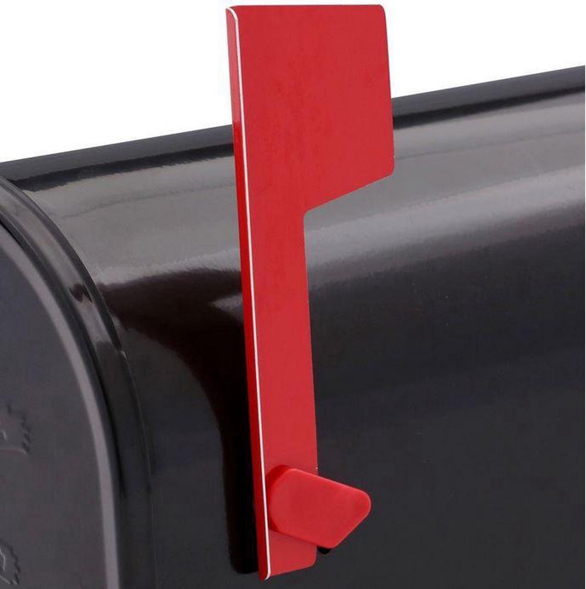US Mailbox Elite with Pole (Black, Bundle)
