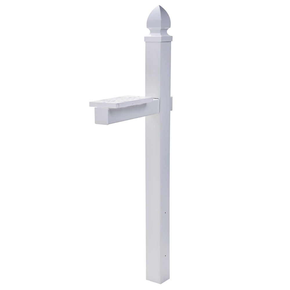American Mailbox Ground Post Bristol Black