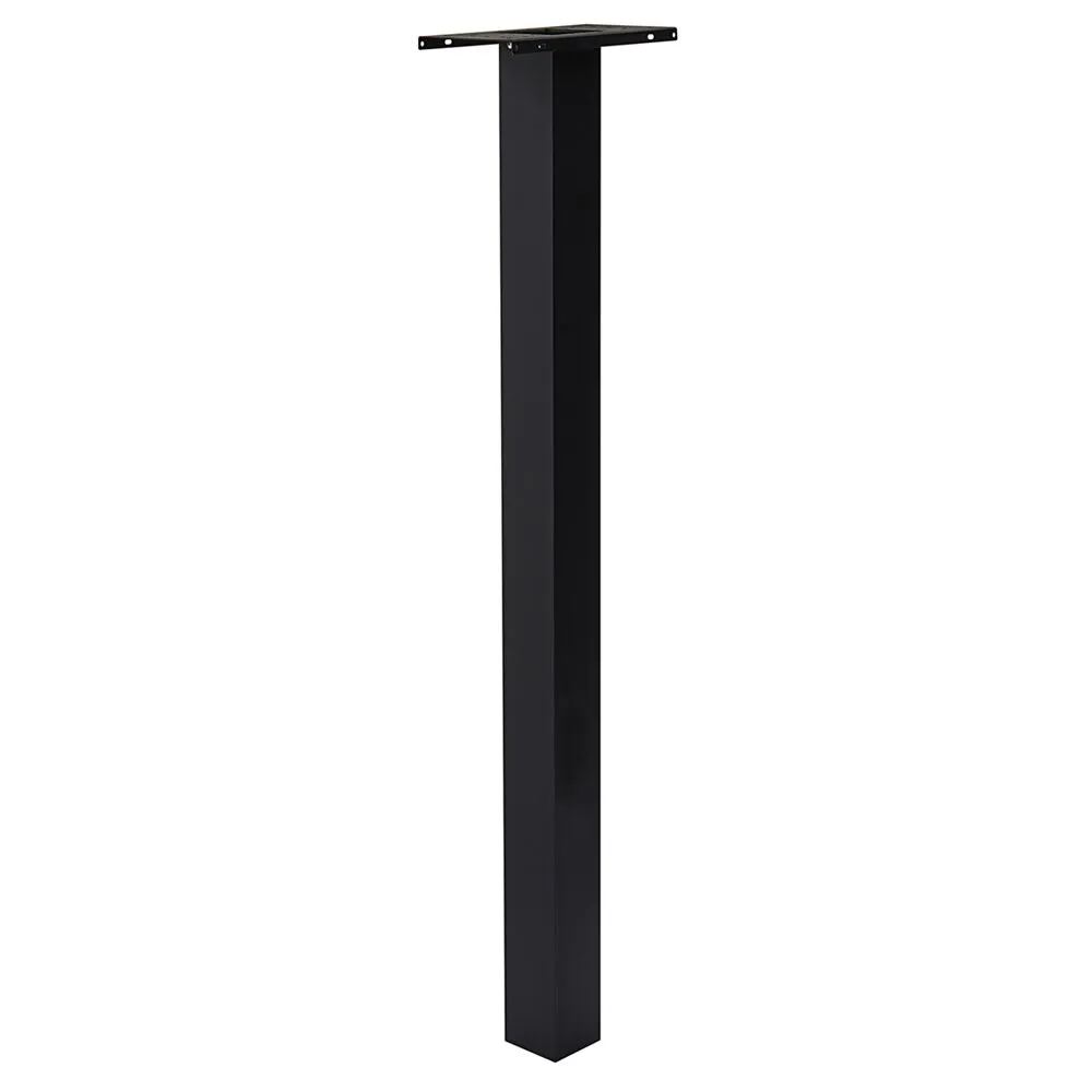 American Mailbox Ground Post Brighton Black