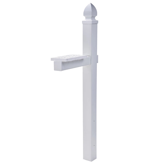 American Mailbox Ground Post Bristol Black 